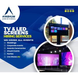 TV  & LED SCREENS HIRING