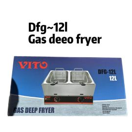 Gas deep fryer 12L