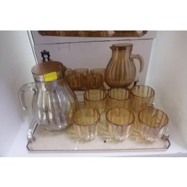 kitchenware set(jug, tray,6cups)