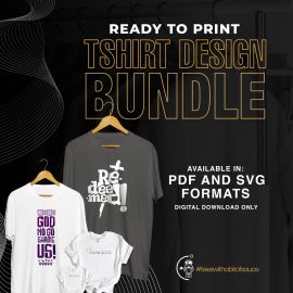 Ready to print T-shirts designs(25 designs)